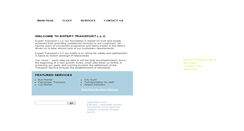 Desktop Screenshot of experttransport.com